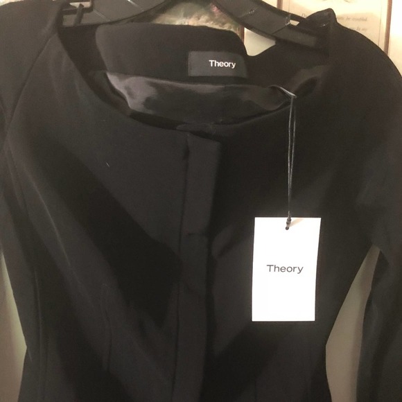 Theory off the shoulder jacket, NWT retails: $475, - Picture 3 of 3